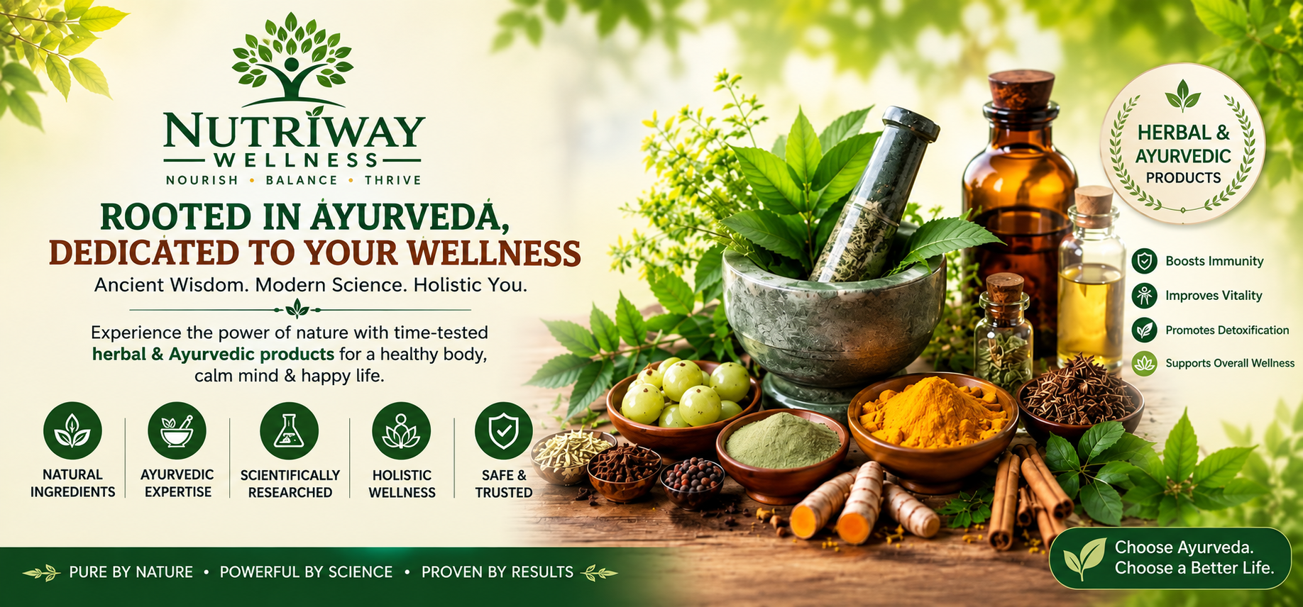Ayurvedic herbs and oils